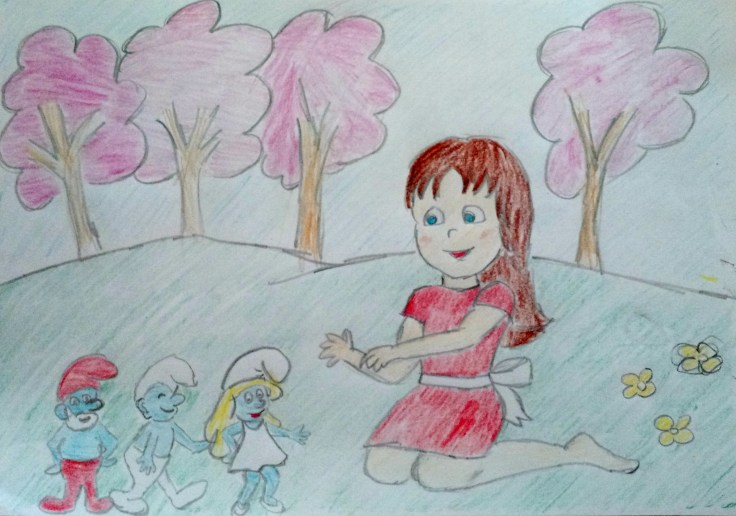 strumpfii satul pierdut casuta oliviei